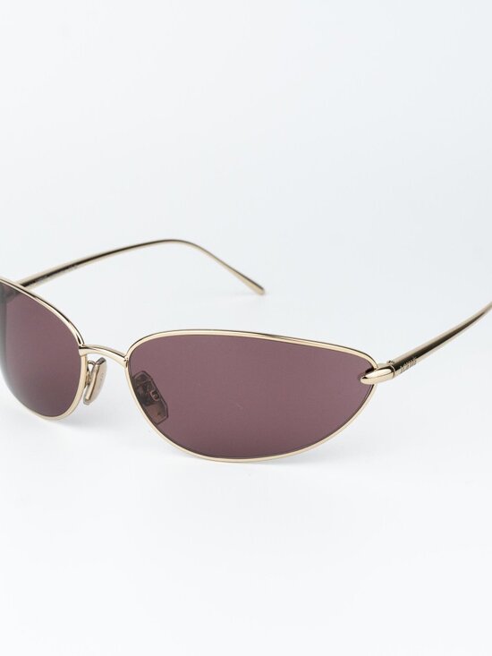 Loewe Women Sunglasses Gold Purple Wraparound LW40164U 32U NEW AUTHENTIC main image 4